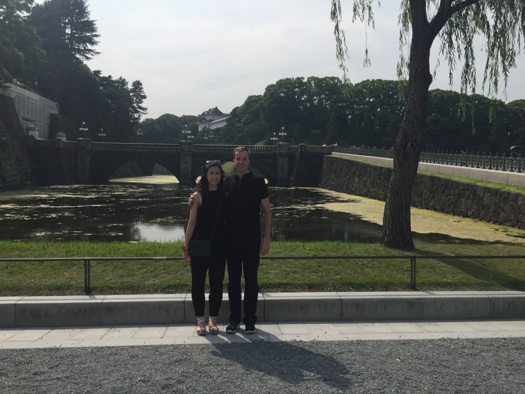 Tokyo Imperial Palace with my dad