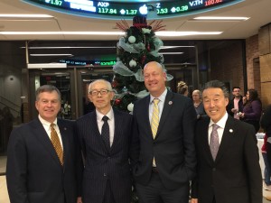 With Senator Bill Powers and Dean Mickey Hepner 